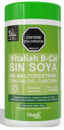 Productos naturales Vita Vida Shop - B-Cal batido con calcio y cúrcuma